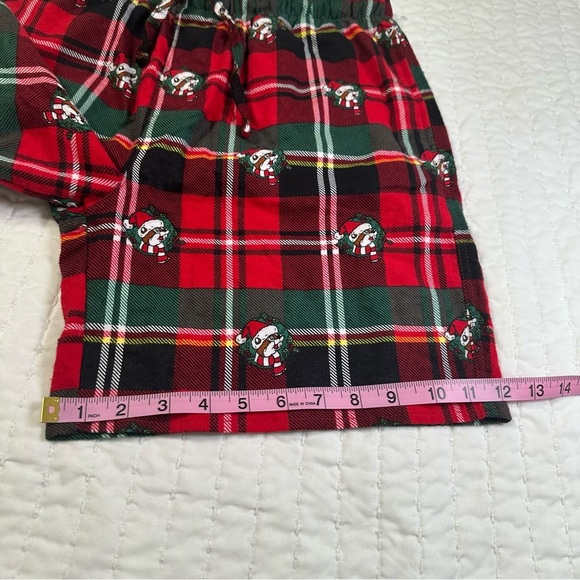 NWT Buc-ees Plaid Men’s Pajamas Christmas Fannel Short in Size S - Picture 6 of 11